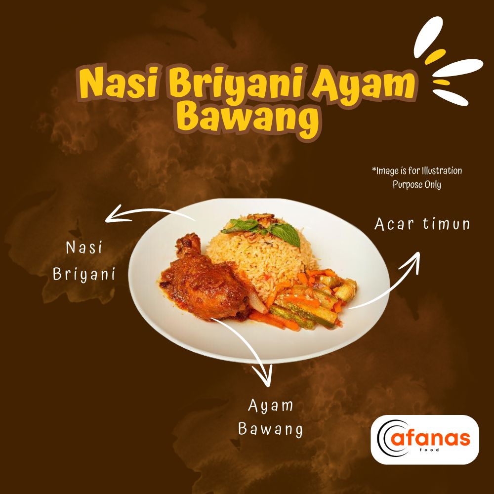 Nasi Briyani Ayam Bawang (MOQ 5 Pax)