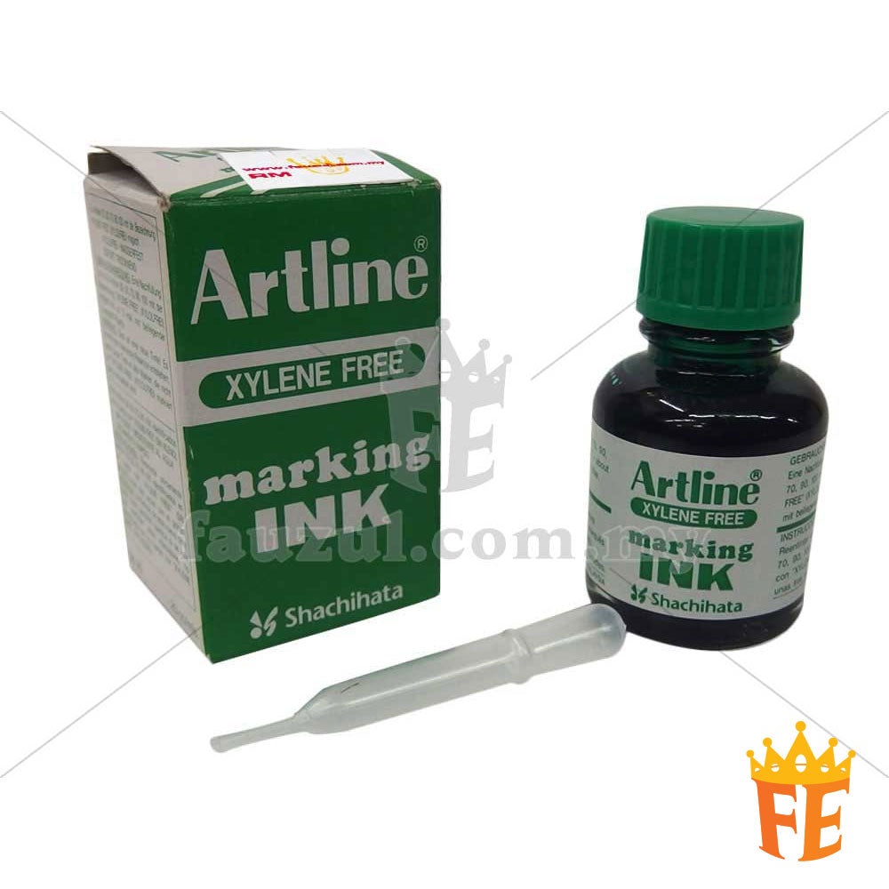 Artline Permanent Marking Ink Refill Black / Blue / Red & All Size