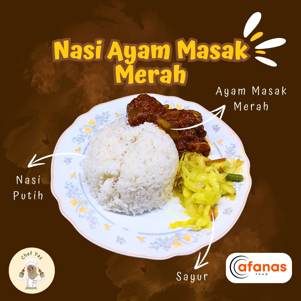 Nasi Ayam Masak Merah (MOQ 10 Pax)