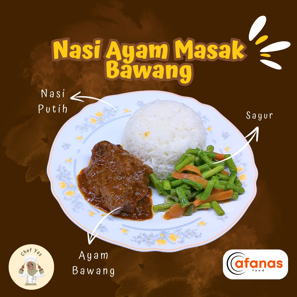 Nasi Ayam Masak Bawang (MOQ 10 Pax)