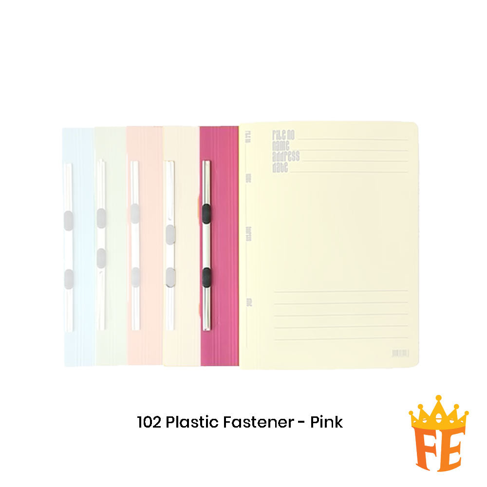 Abba Flat File 300gsm 102 Plastic Fastener (PM) / Spring Fastener (UP) All Colour