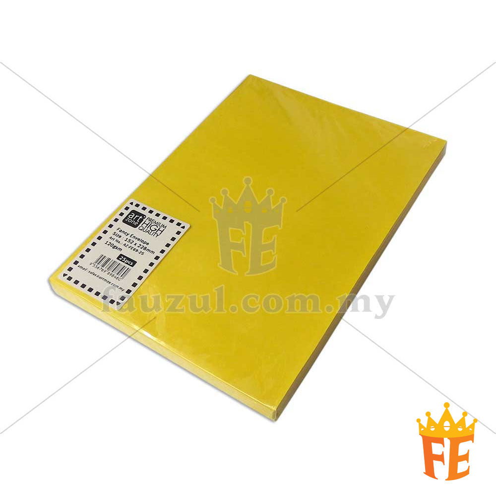 Fancy Envelope Yellow Colour 120gm 25pcs