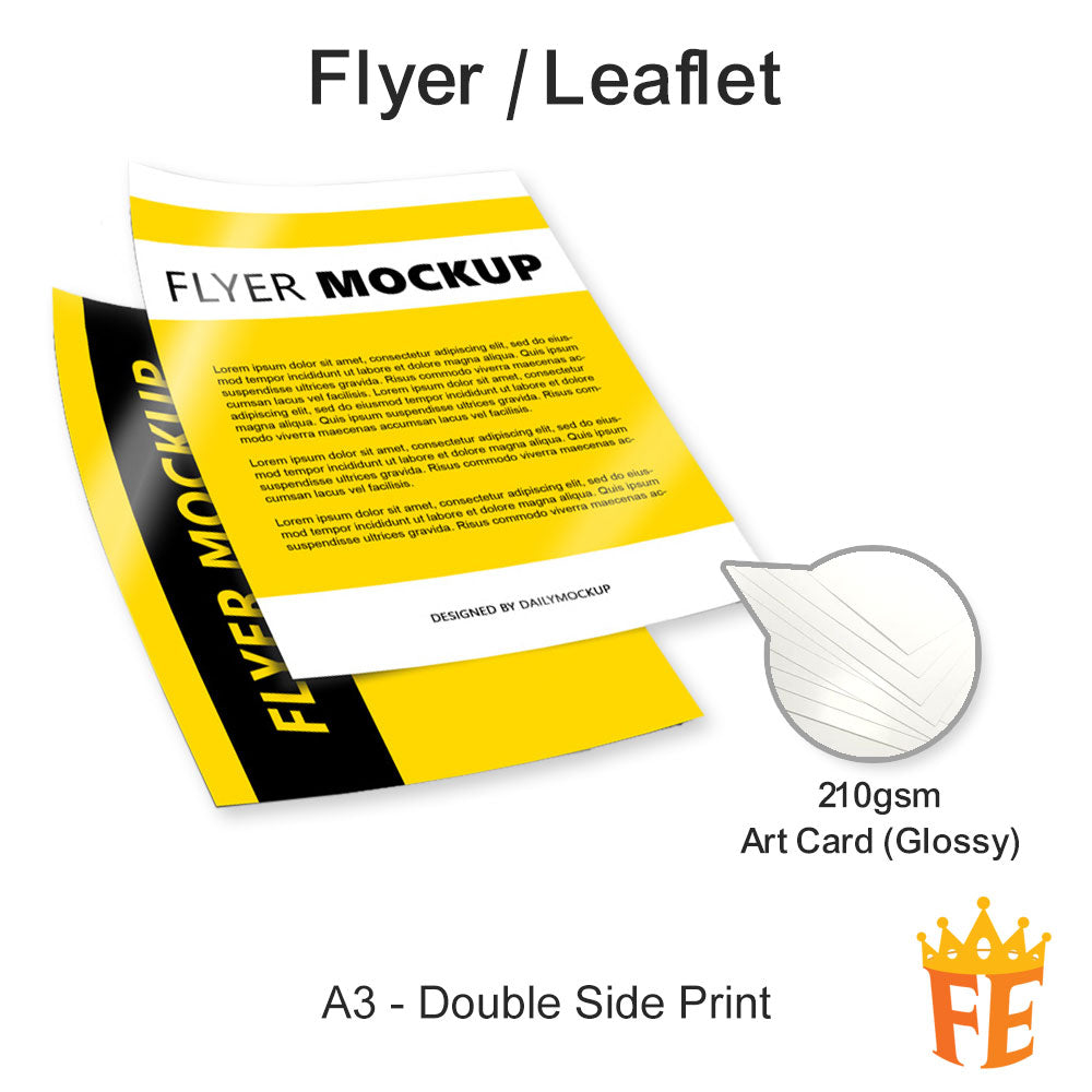 Offset Printing Flyers / Letterhead / Loose Sheets A5 / A4 / A3 All Weights