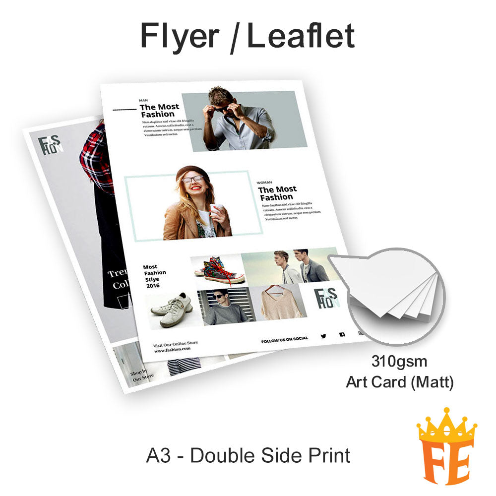 Offset Printing Flyers / Letterhead / Loose Sheets A5 / A4 / A3 All Weights