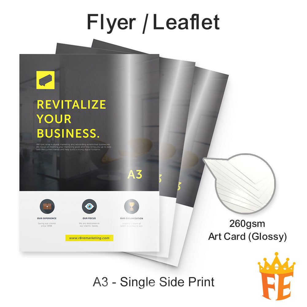 Offset Printing Flyers / Letterhead / Loose Sheets A5 / A4 / A3 All Weights