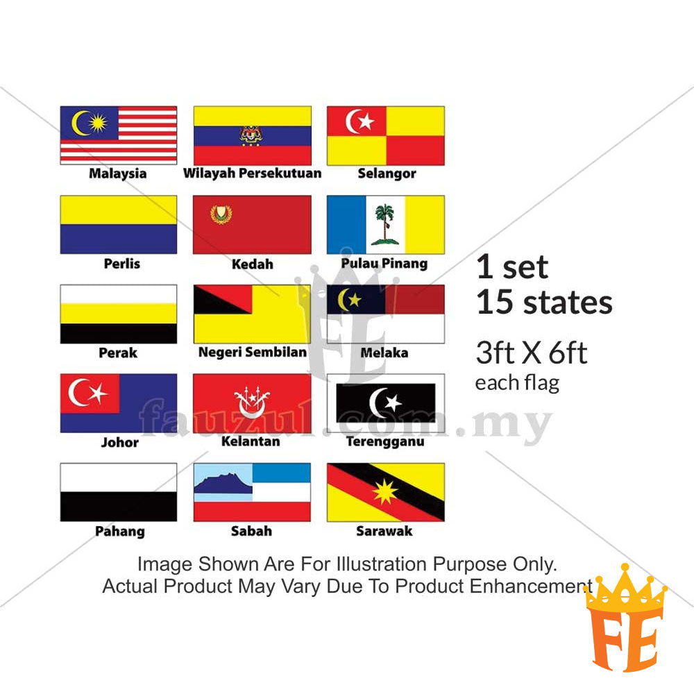 National All Size (Malaysia / Selangor) Polyester Material