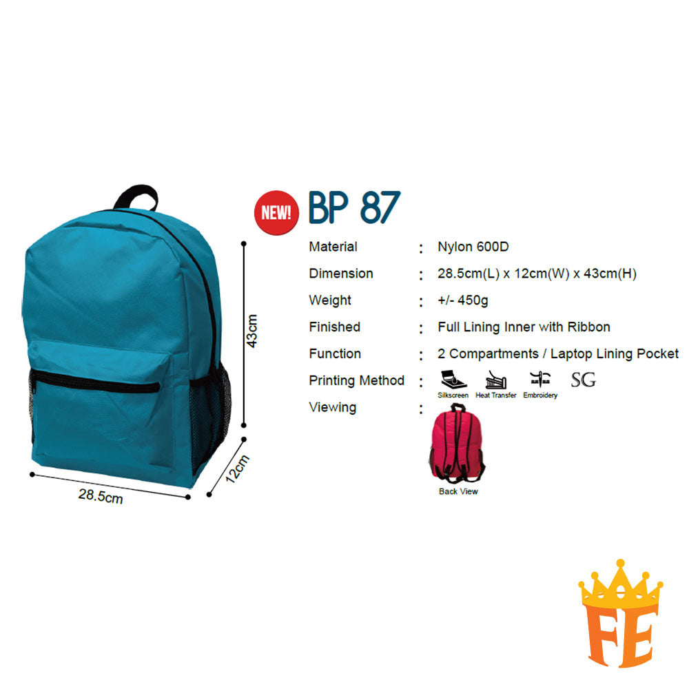 Backpack Bag 87 Series  BP87XX