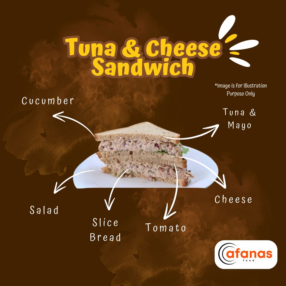 Tuna & Cheese Sandwich (MOQ 5 Pax)