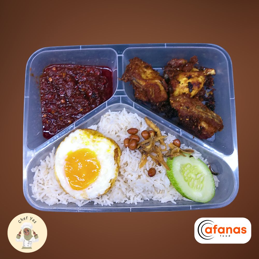 Nasi Lemak + Ayam Goreng (MOQ 10 Pax)