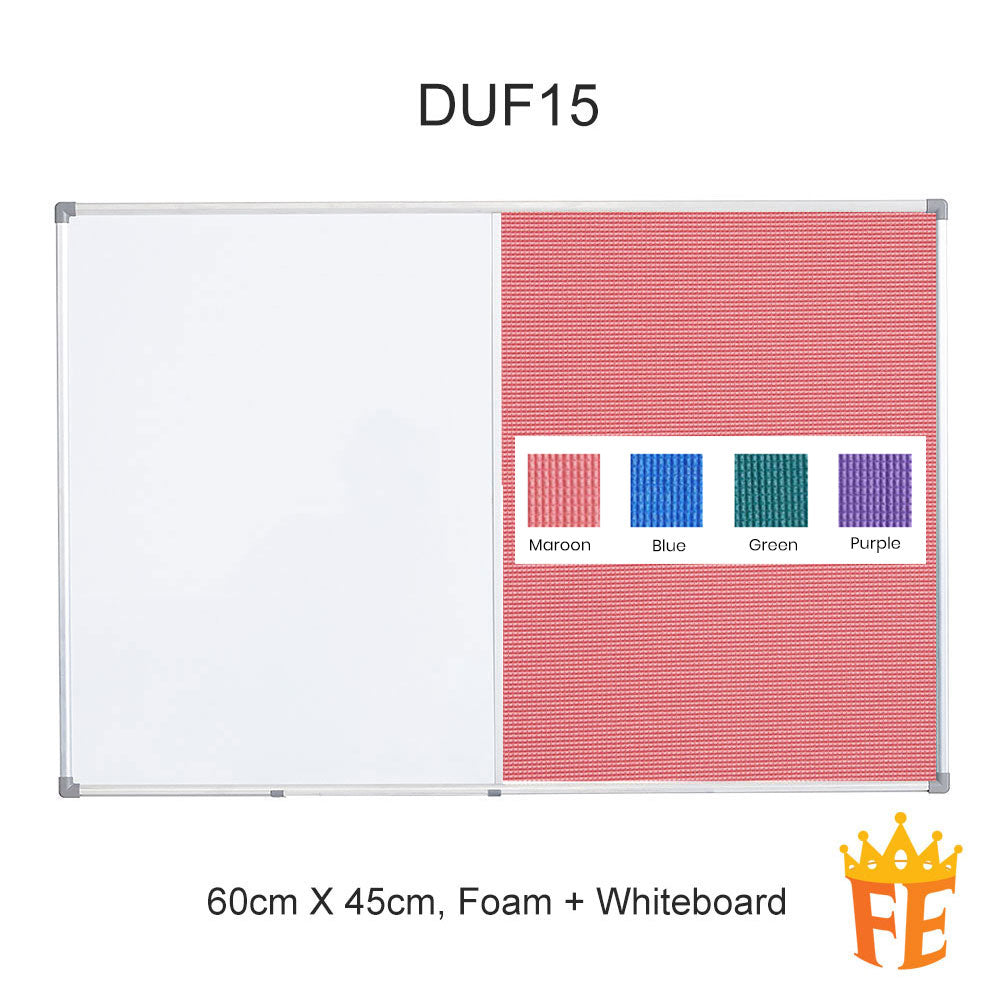 Standard Aluminium Frame Dual Board All Material, Size & Stand