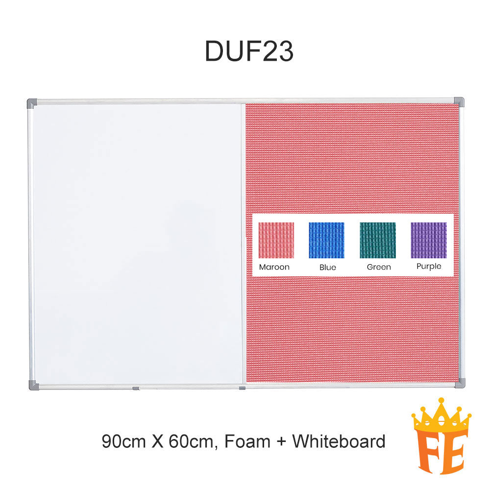 Standard Aluminium Frame Dual Board All Material, Size & Stand