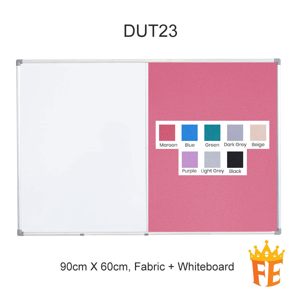 Standard Aluminium Frame Dual Board All Material, Size & Stand