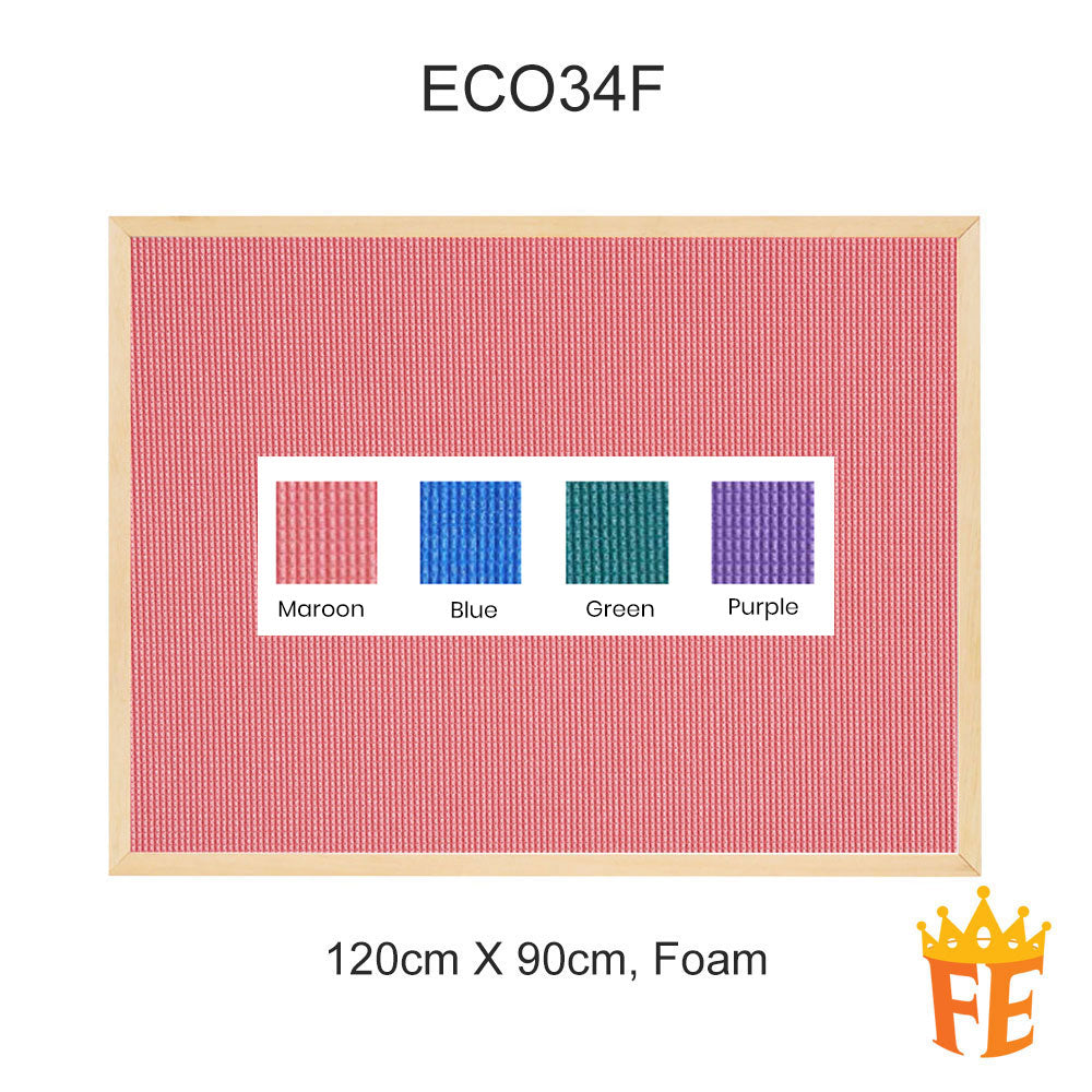 Eco Wooden Frame Wall Mounted Notice Board All Material & Size