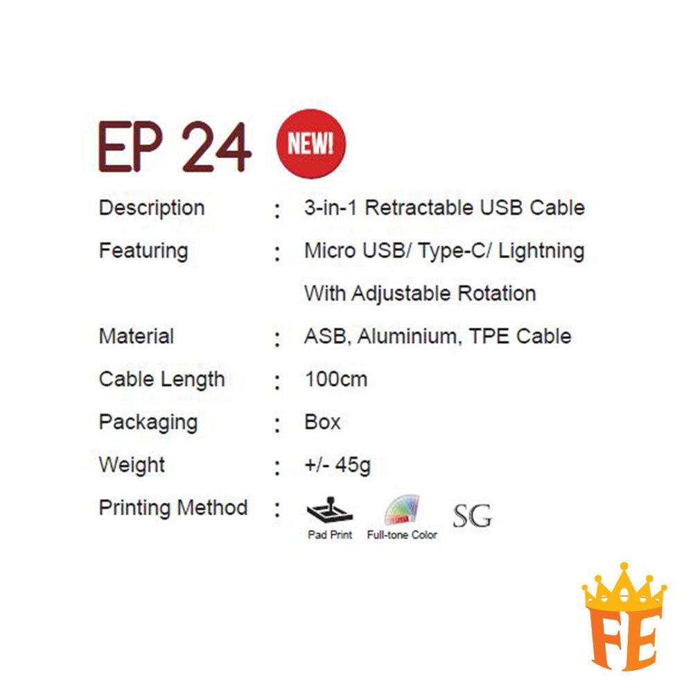 USB Cable 24 Series EP24XX