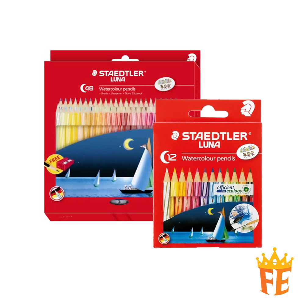 Staedtler Luna Watercolour Pencils Single Colour 12pcs