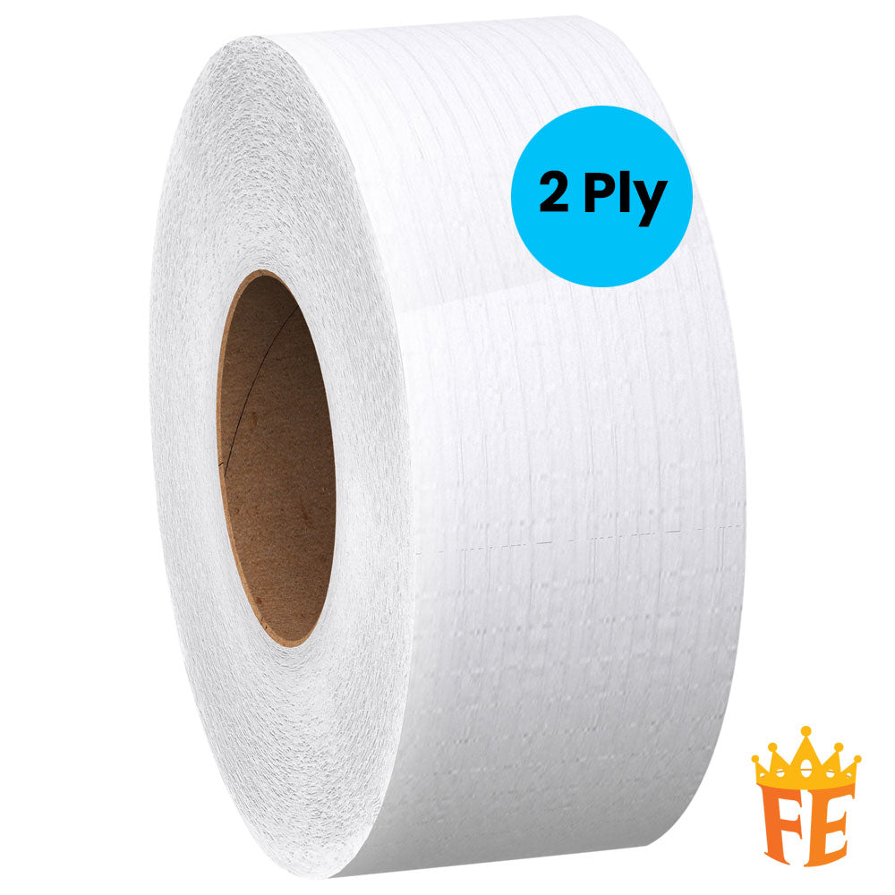 Premier Jumbo Roll Tissue 2 Ply 3 Rolls
