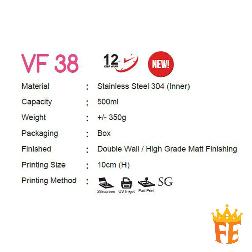 Vacuum Flask 38 Series VF38XX