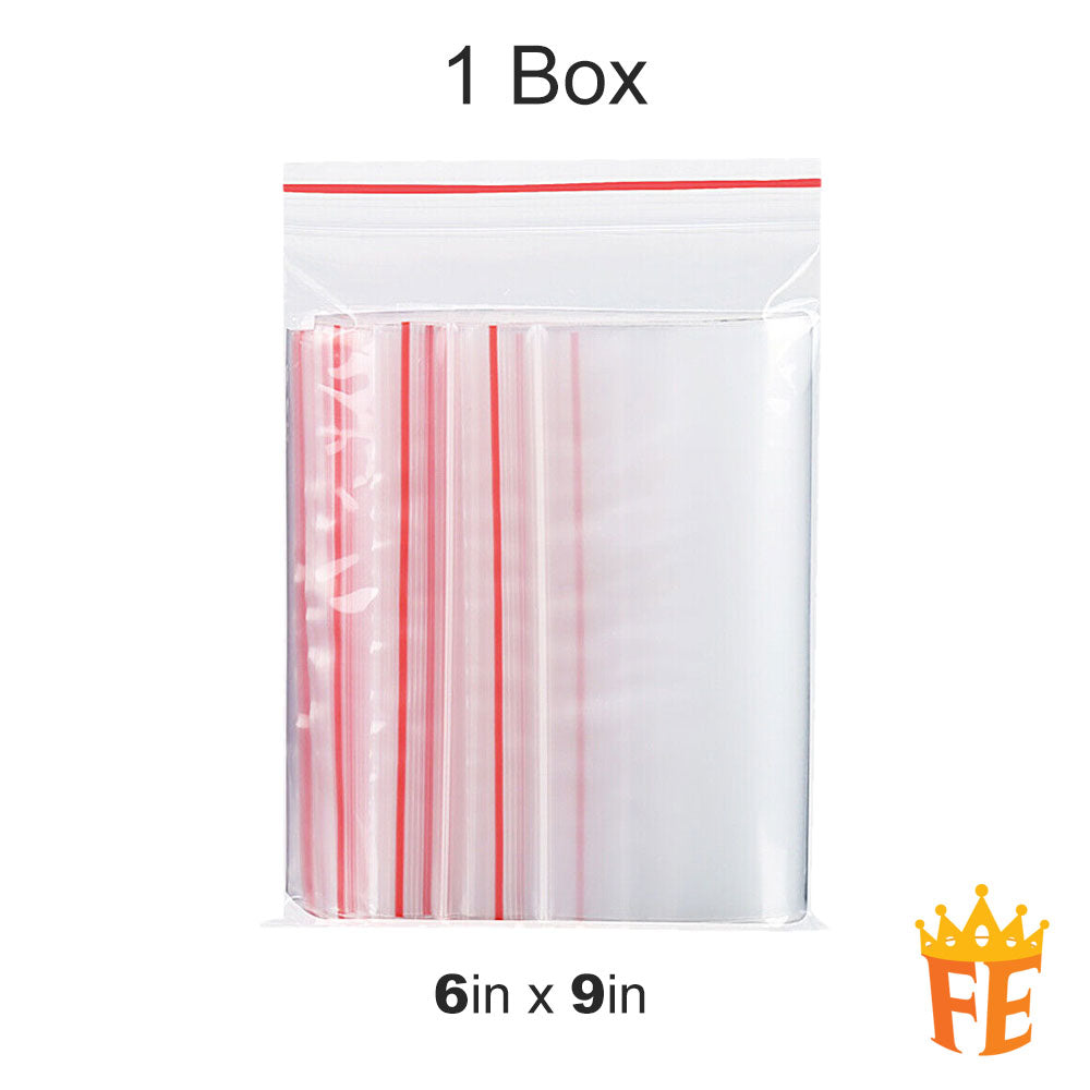 Zip Lock Bags 100 pcs per pack All Size