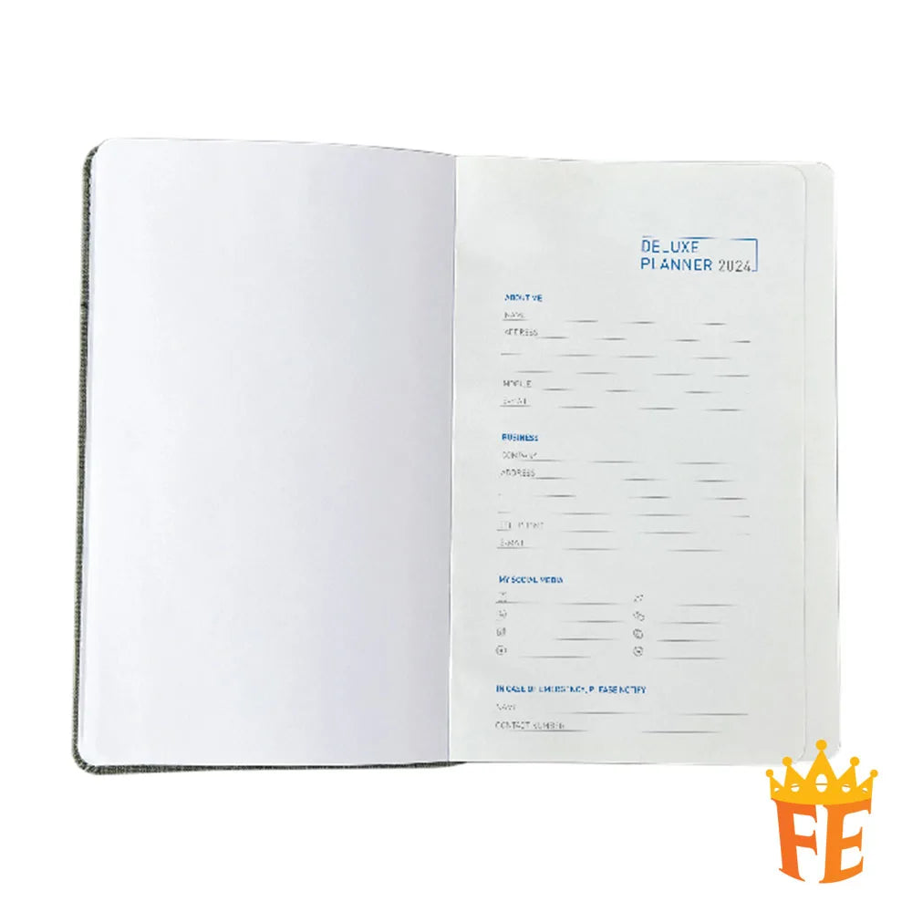 Deluxe Planner With Pocket Thermo PU Elite
