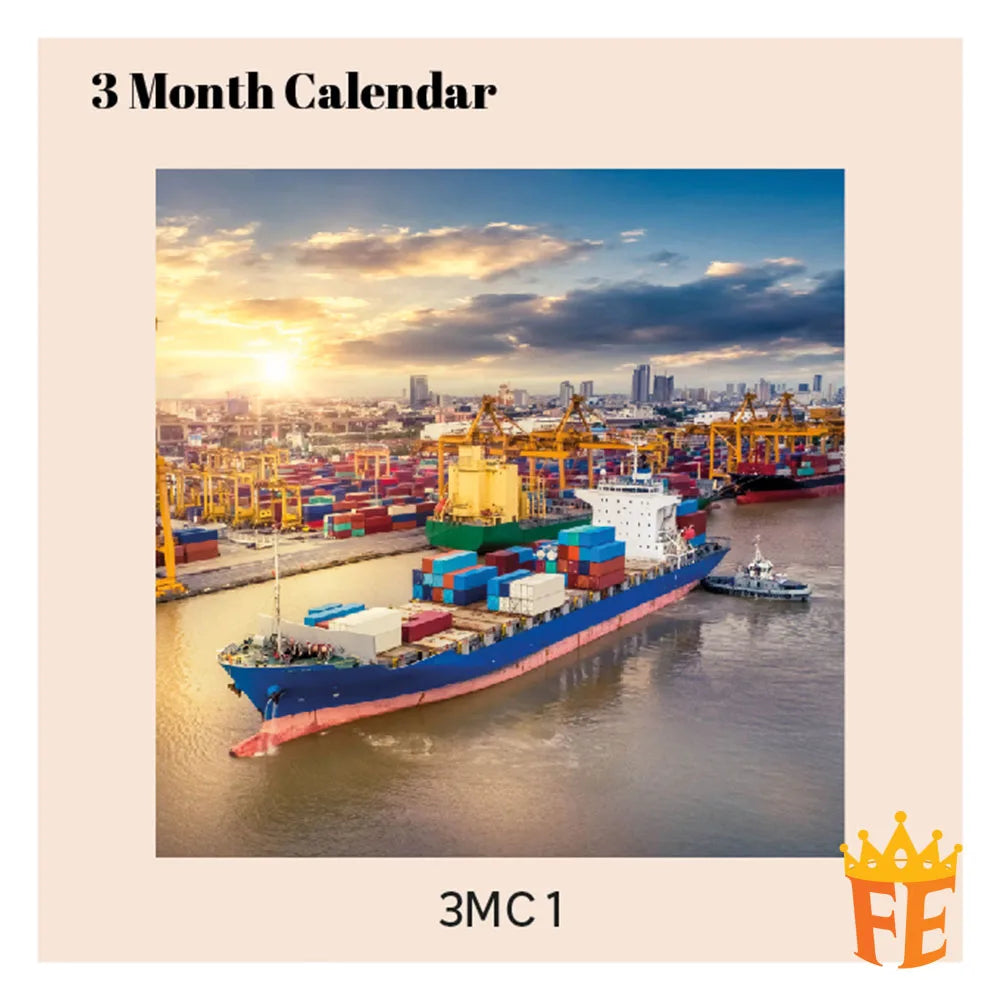 3 Month Calendar
