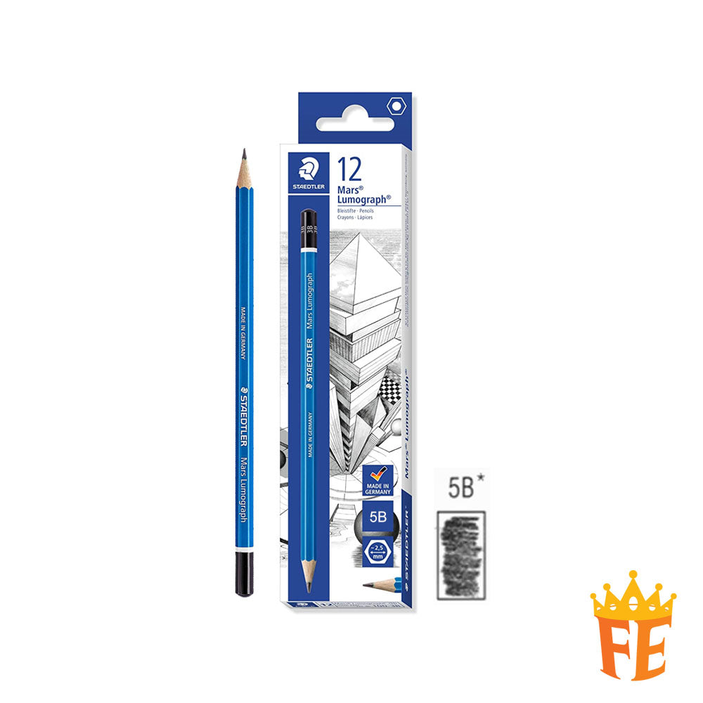 Staedtler Mars Lumograph Pencils (1 Box Of 12pcs) All Degrees