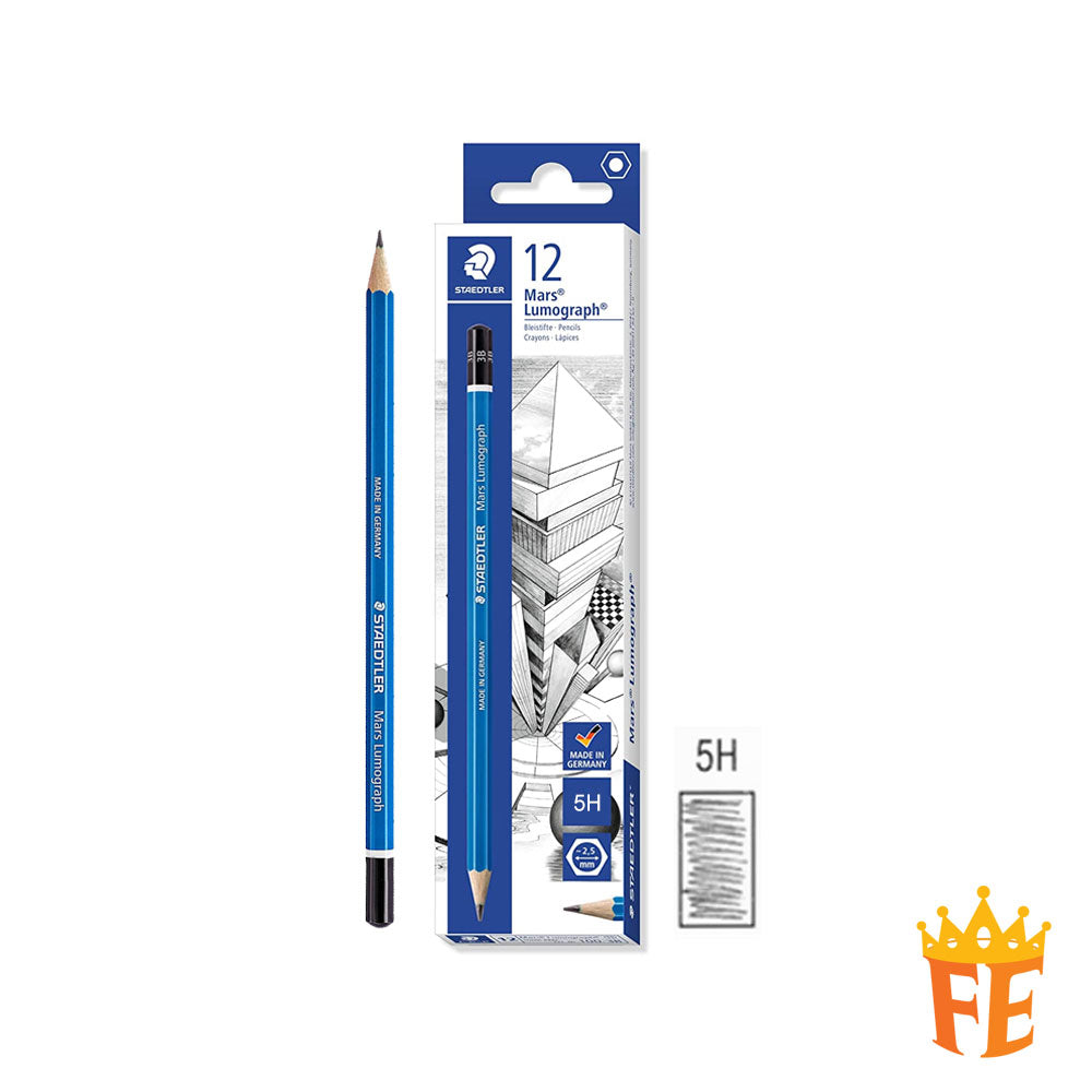 Staedtler Mars Lumograph Pencils (1 Box Of 12pcs) All Degrees