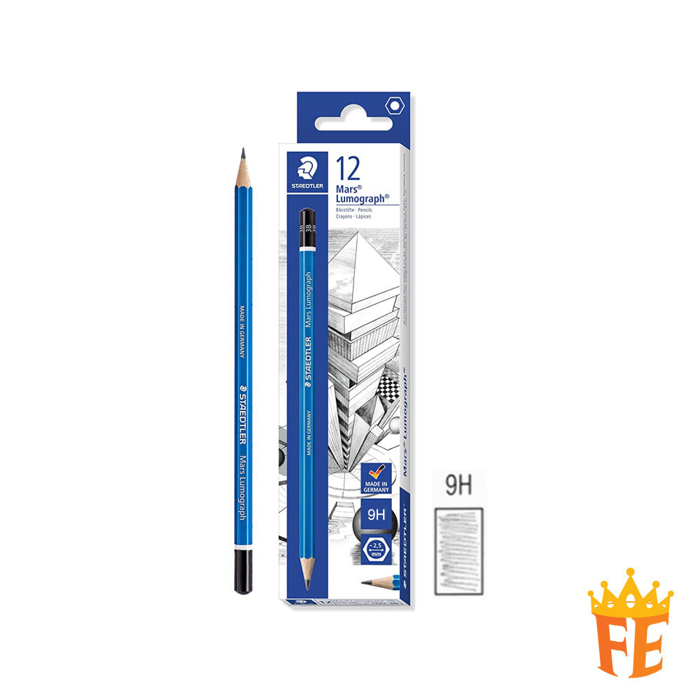 Staedtler Mars Lumograph Pencils (1 Box Of 12pcs) All Degrees