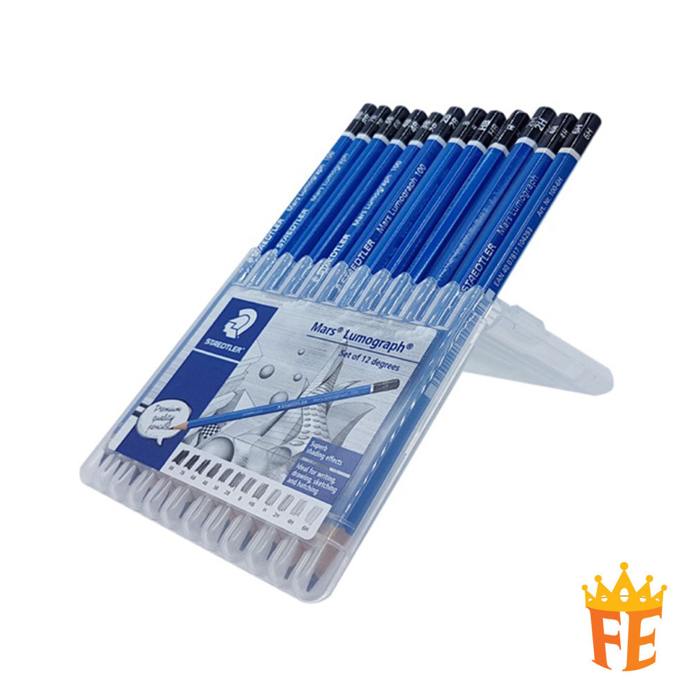 Staedtler Mars Lumograph Pencils (1 Box Of 12pcs) All Degrees