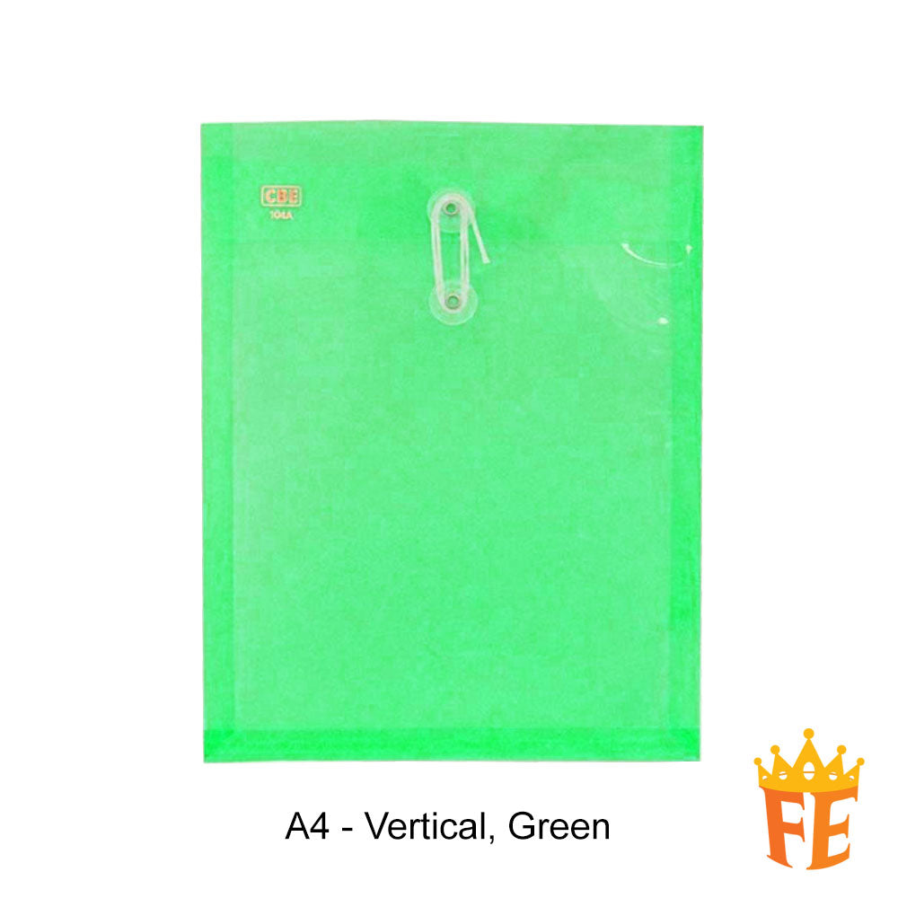 CBE 103A / 103F / 104A / 104F PP Colour Pocket Document Holder A4 / F4