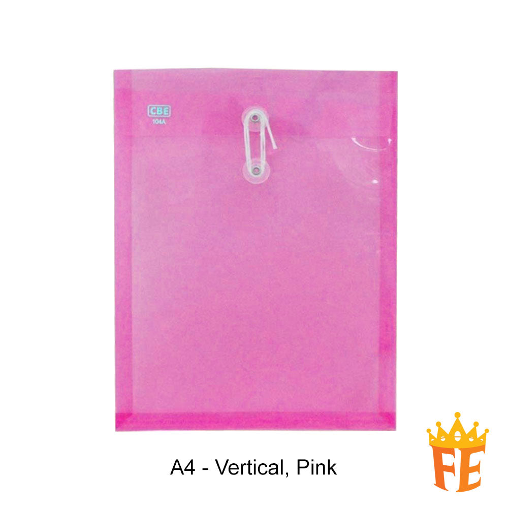 CBE 103A / 103F / 104A / 104F PP Colour Pocket Document Holder A4 / F4