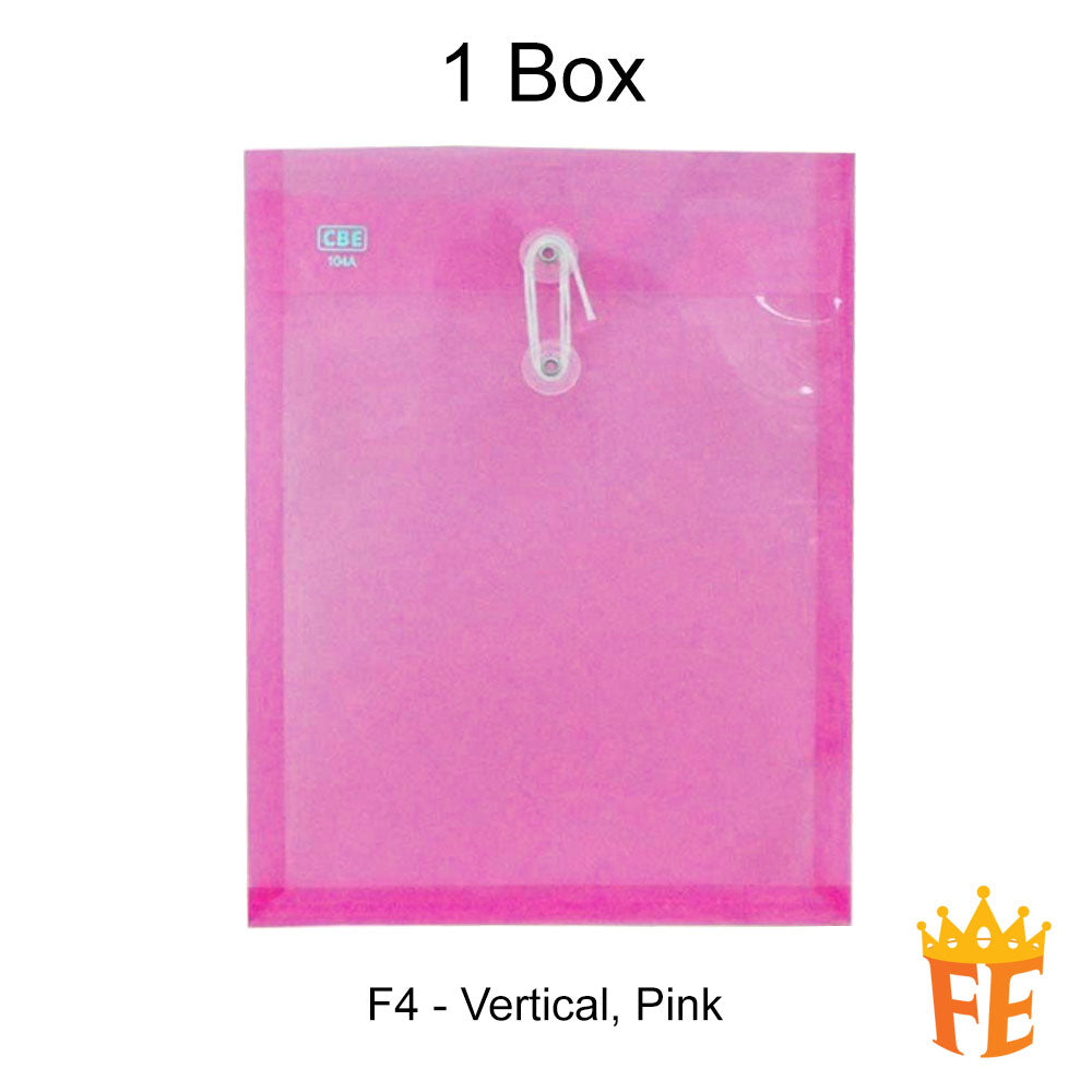 CBE 103A / 103F / 104A / 104F PP Colour Pocket Document Holder A4 / F4