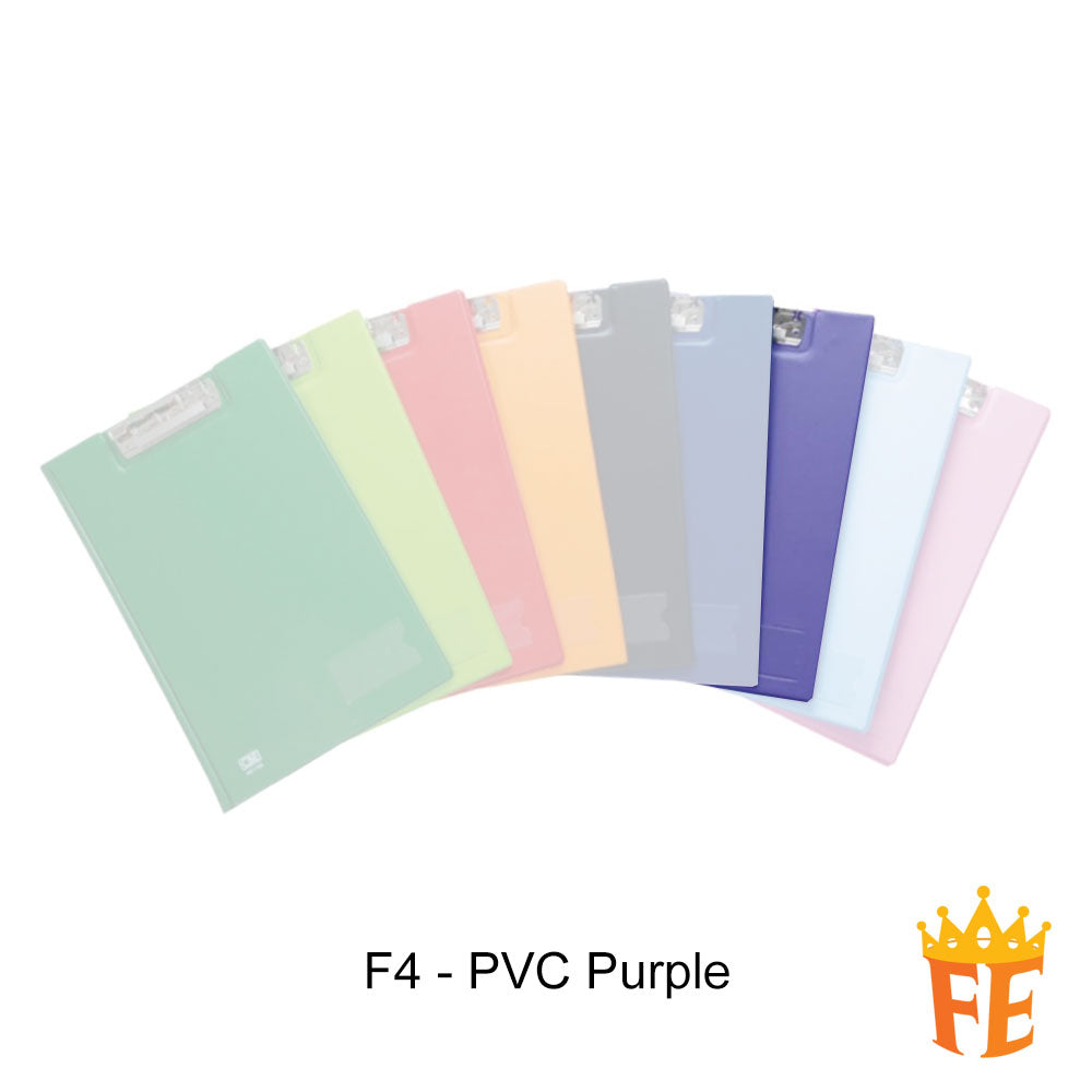 CBE 1100 Clip Board PVC Material F4 Size