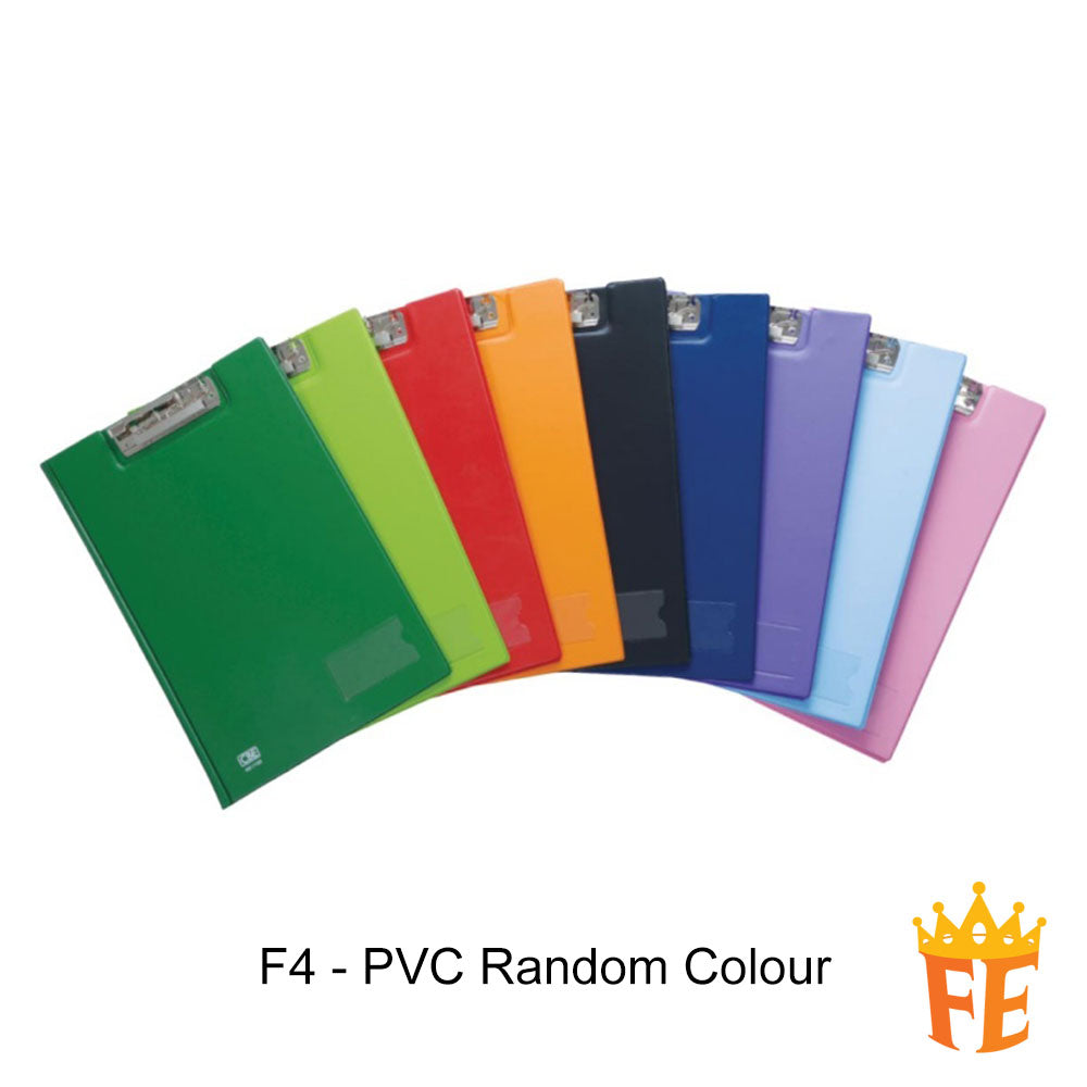 CBE 1100 Clip Board PVC Material F4 Size