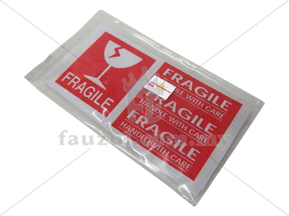 Unisun Fragile Sticker 20sheets Per Pack