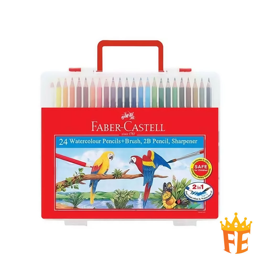 Faber Castell Watercolour Pencils - Wonder Box 12 / 24 / 36 / 48 Colours