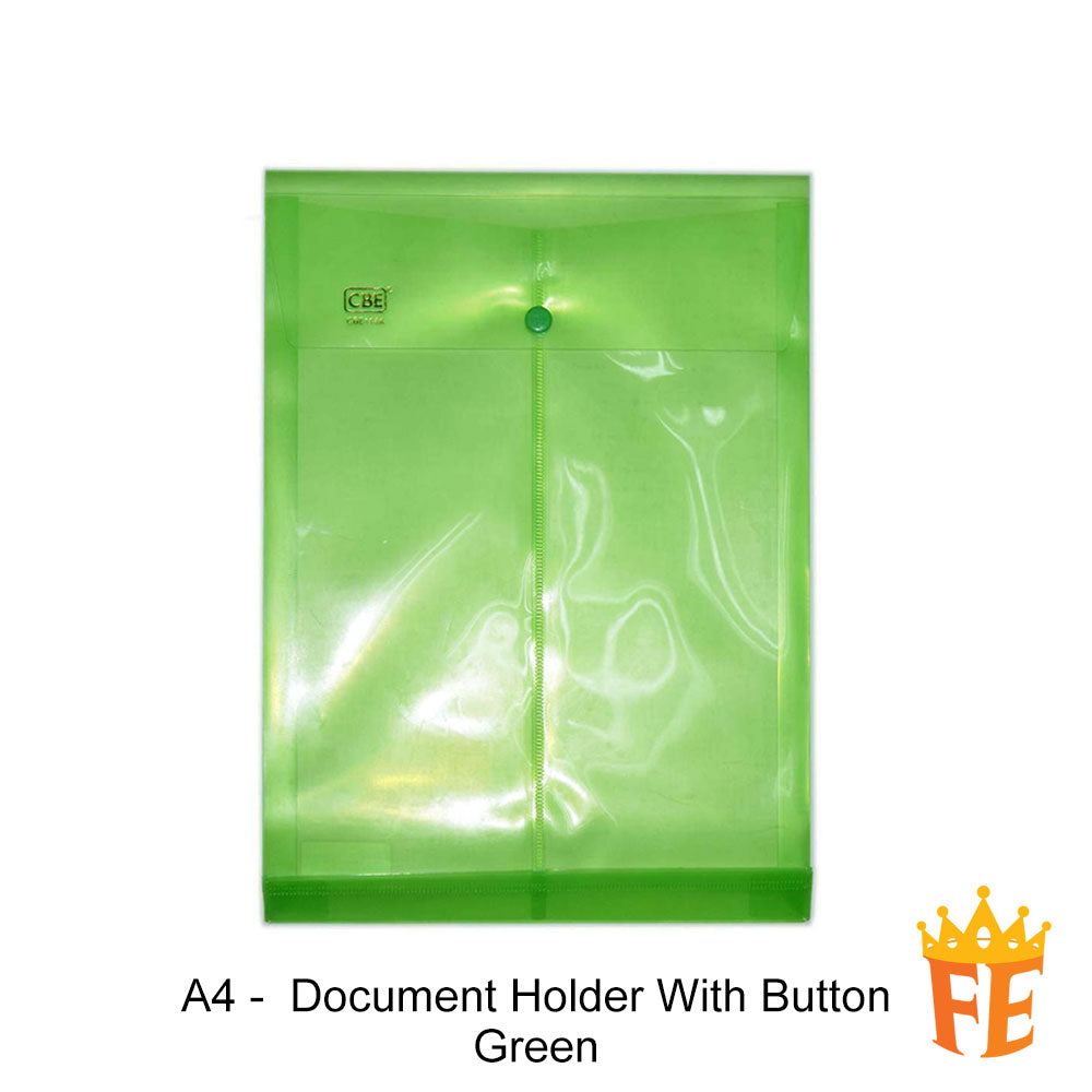 CBE 114A Document Holder With Button (A4)