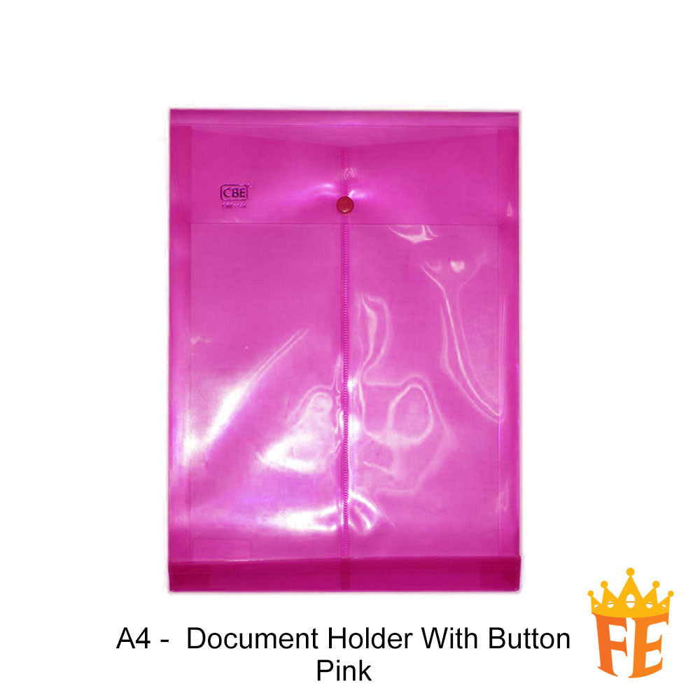 CBE 114A Document Holder With Button (A4)