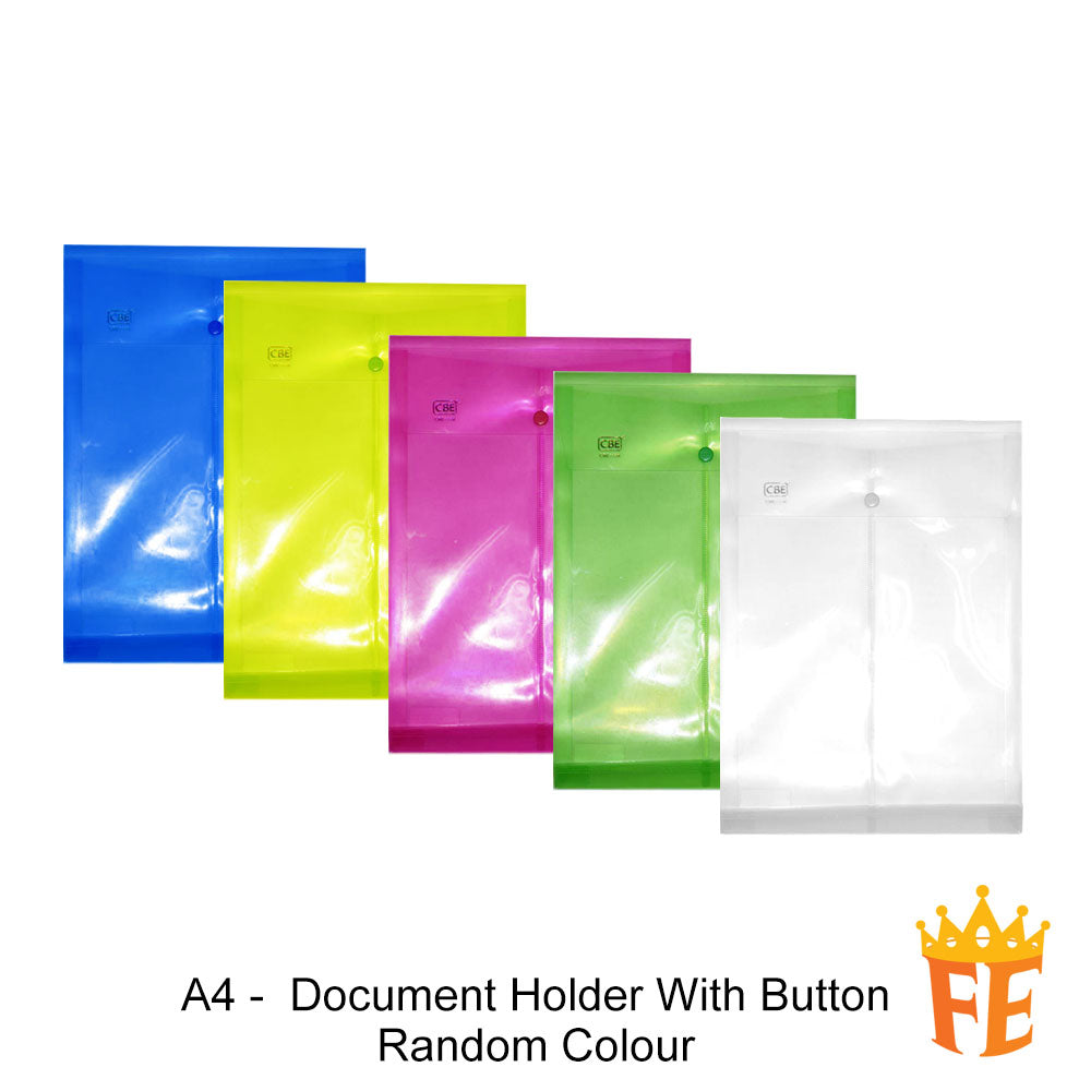 CBE 114A Document Holder With Button (A4)