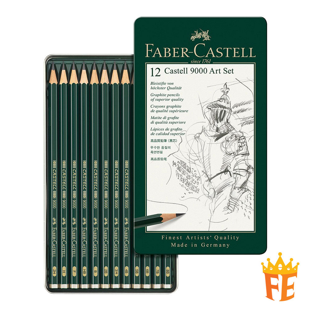 Faber Castell Blacklead Castell 9000 Pencil All Size