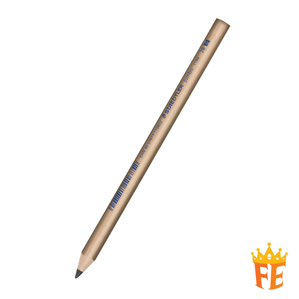 Staedtler Jumbo Natural 2B Pencils