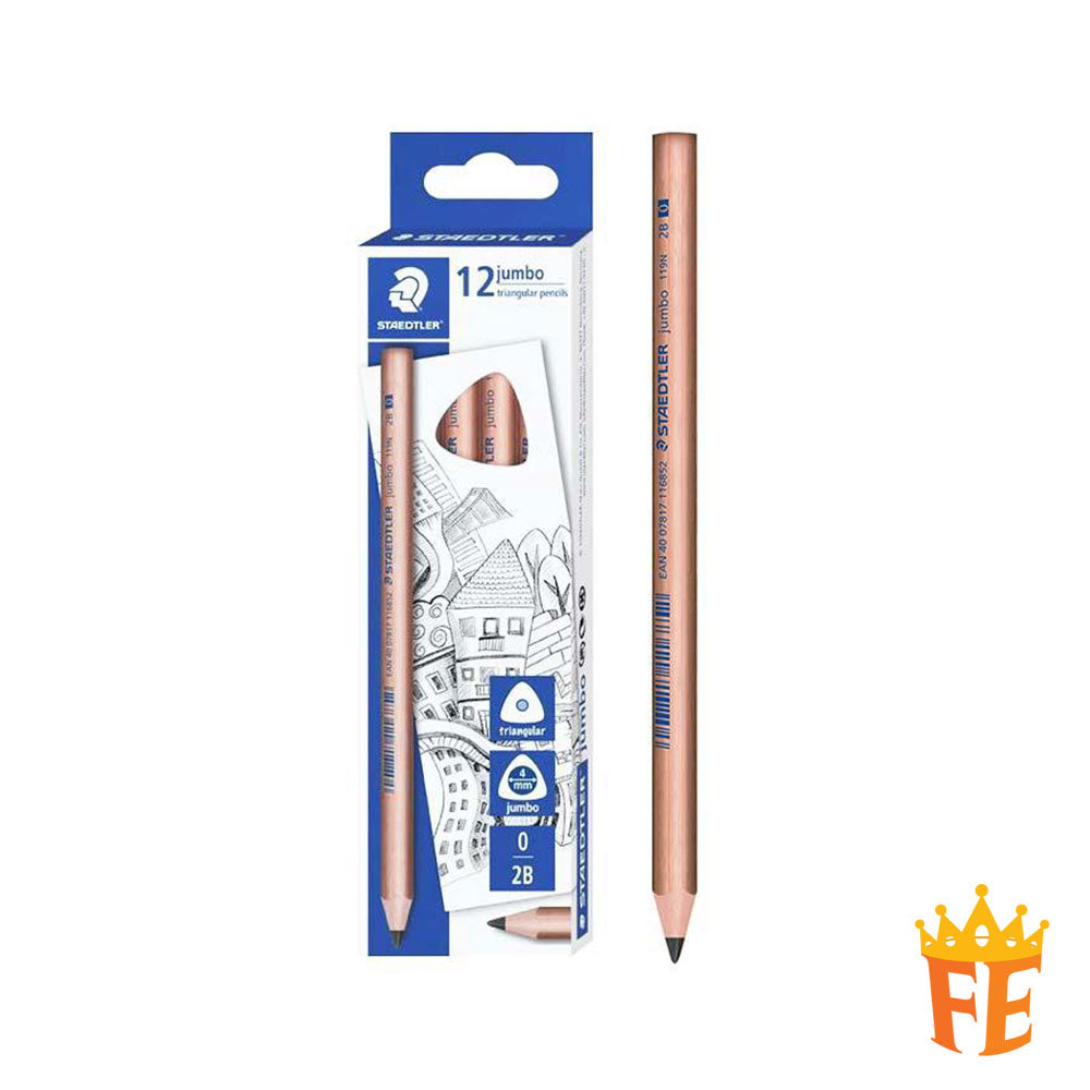 Staedtler Jumbo Natural 2B Pencils