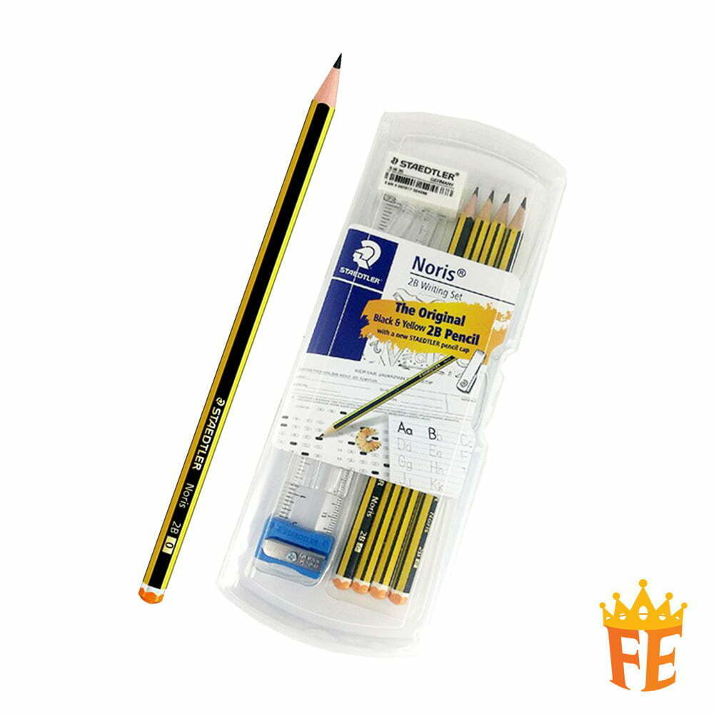 Staedtler Noris 2B Writing Set In Transparent Box