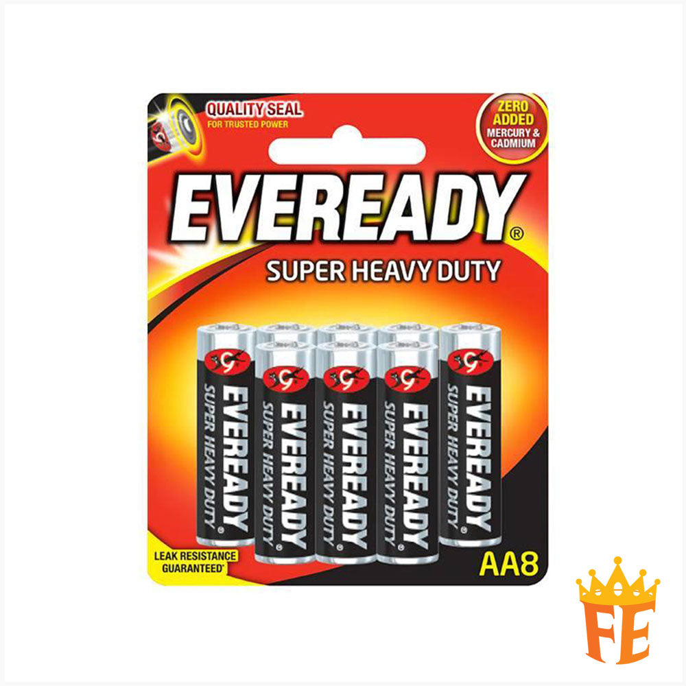 Eveready Super Heavy Duty AAA / AA / D / C / 9V / 6V