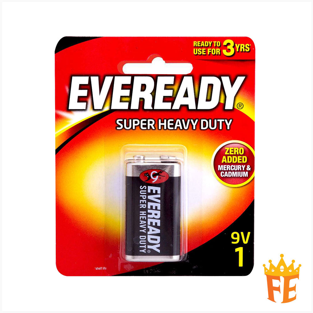 Eveready Super Heavy Duty AAA / AA / D / C / 9V / 6V