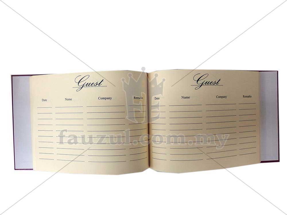 Guest Book A4 Size ( Landscape ) 200 Pgs