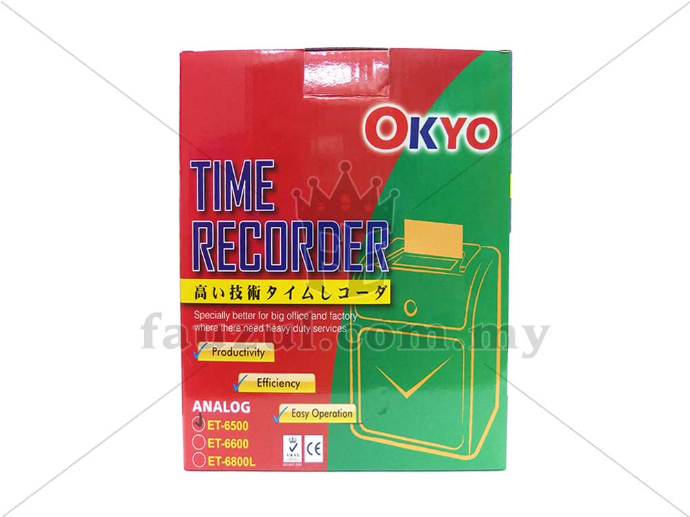 Time Recorder Okyo 6600