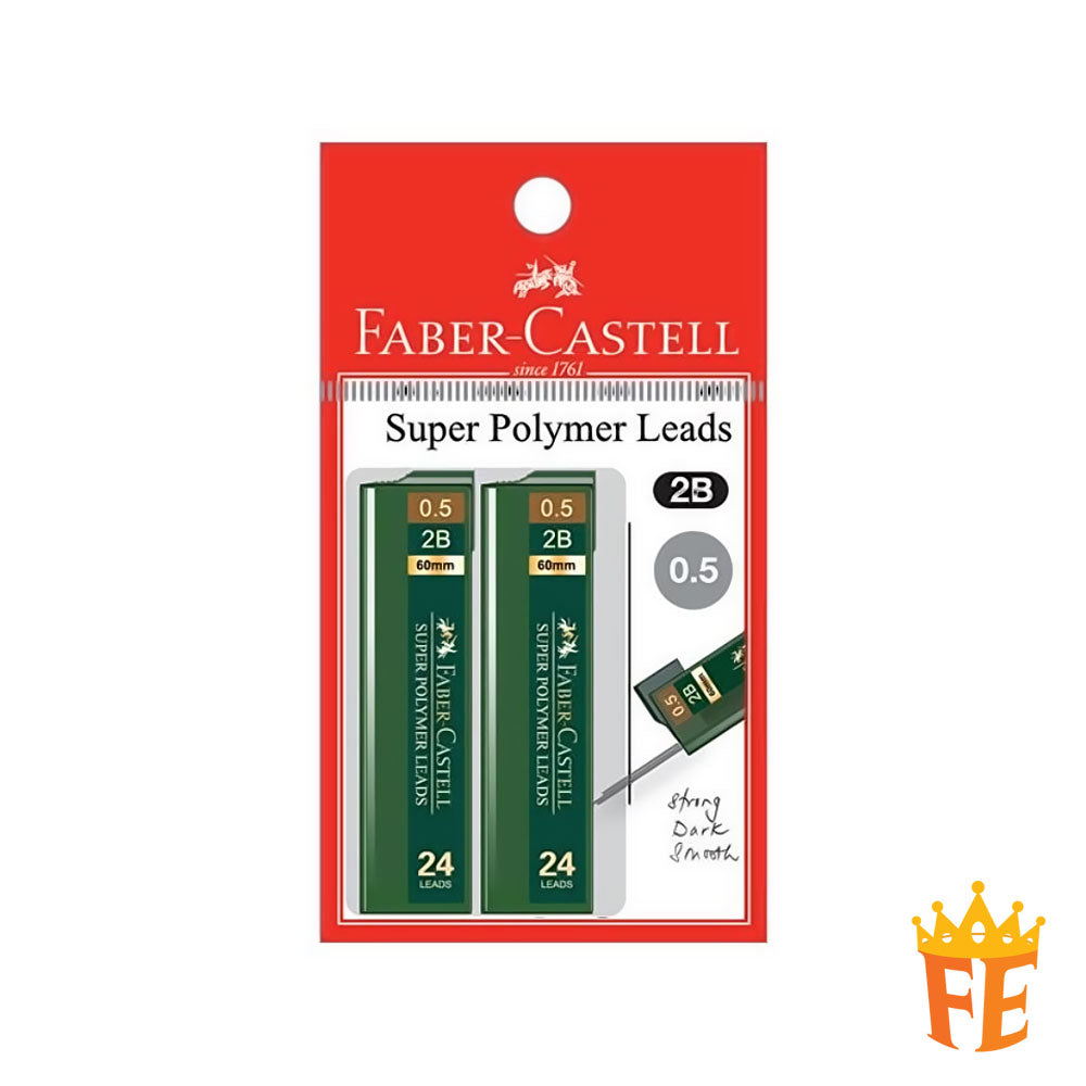 Faber Castell Super Polymer Leads 2B 0.5mm / 0.7mm