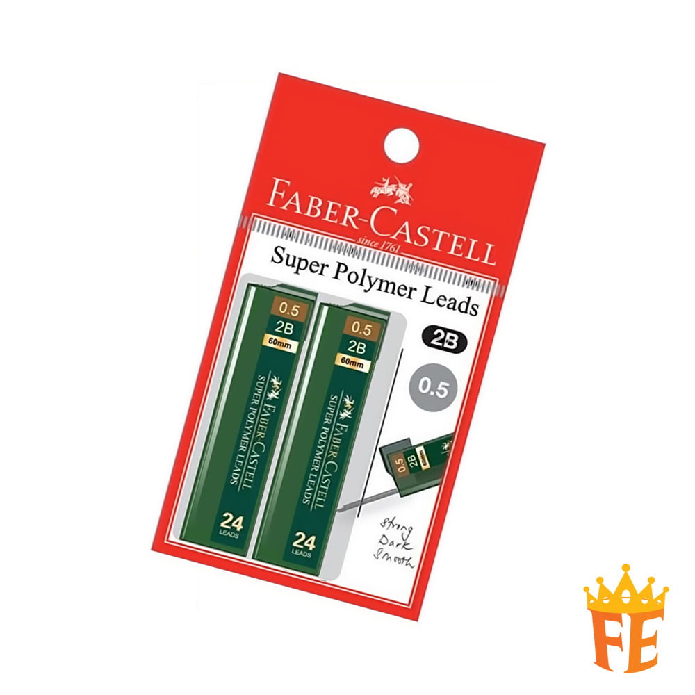 Faber Castell Super Polymer Leads 2B 0.5mm / 0.7mm