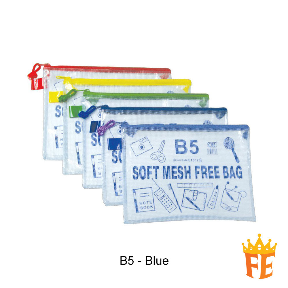 CBE Mesh Bag B6 / A5 / B5 / A4 / A3 / 9.5" X 5"