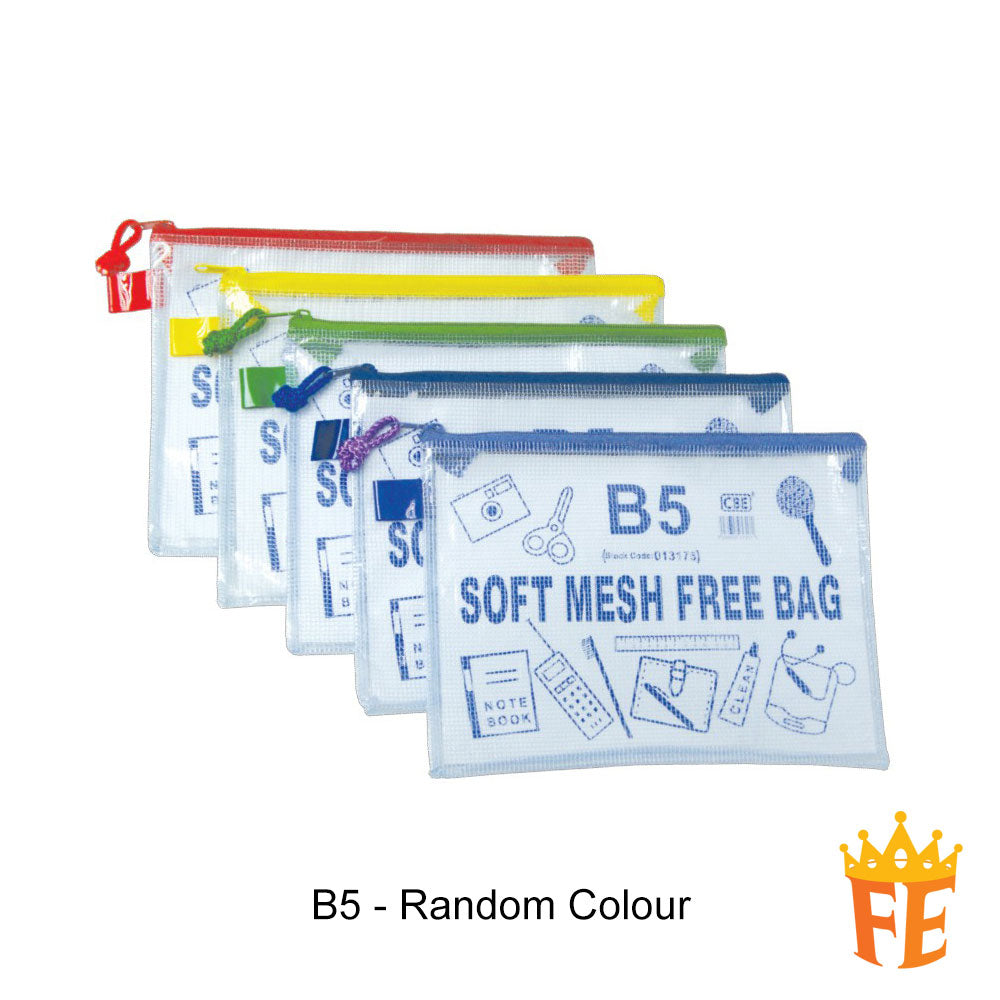 CBE Mesh Bag B6 / A5 / B5 / A4 / A3 / 9.5" X 5"